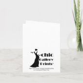 Invitation 1458-Gâteau de Mariage, Bouquet, Anneaux et Voile (Dos)