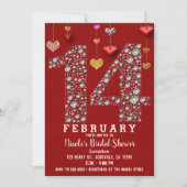 Invitation 14 février 14e Fête des cœurs Mariage de la Saint- (Devant)