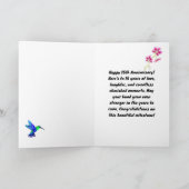 Invitation 15 Anniversaire Voyage de jalon et de mémoire (Intérieur)