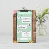 Invitation 15e 18e 14e 11e 20e 21e Téléphone cellulaire Anniv (Debout devant)