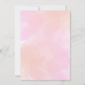 Invitation 15e anniversaire Quinceanera Aquarelle florale rus (Dos)