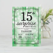 Invitation 15e anniversaire surprise Parties scint (Debout devant)