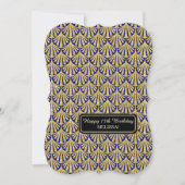 Invitation 15ème Style fascinant de Gatsby de fête (Devant)