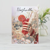 Invitation *~* 16 A101 Photographie de cocktail Nashville BAC (Debout devant)