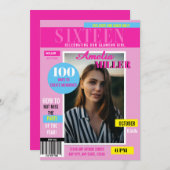 Invitation 16 ans | Magazine (Devant / Derrière)