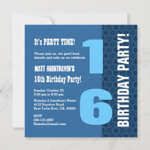Invitation 16e ADO Anniversaire de la Marine moderne Blue Sta