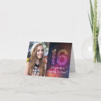 16e anniversaire de fête Galaxy Constellations Pho