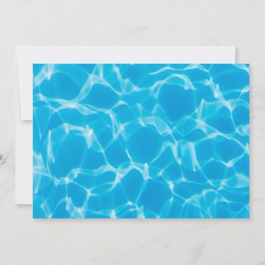 Invitation 16e anniversaire mignonne Pink Donut Summer Pool P (Dos)