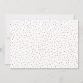 Invitation 16e fête d'anniversaire avec photo - Rose Gold Flo (Dos)