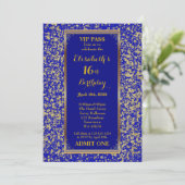 Invitation 16ème, anniversaire 16ème, marine de parties (Debout devant)