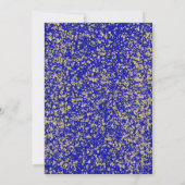 Invitation 16ème, anniversaire 16ème, marine de parties (Dos)