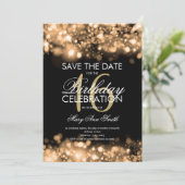 Invitation 16ème Anniversaire de fête "Save The Date" (Debout devant)