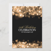 Invitation 16ème Anniversaire de fête "Save The Date" (Dos)