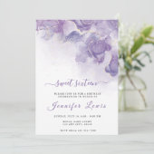 Invitation 16ème Soft Purple Lavender Soft Soft Soft Purple F (Debout devant)