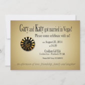 Invitation 16h30 Mariage de luxe de Gary & Katy à Las Vegas (Dos)