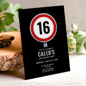 Invitation 16th Birthday Speed Limit Sign - ANY AGE