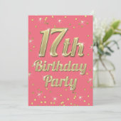 Invitation 17e anniversaire de la typographie de la boucle d' (Debout devant)