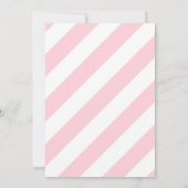 Invitation 17ème anniversaire - Ballons roses et Ballons d'or (Dos)