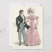 Invitation 1823 Antique Mariage Homme Femme Mode (Dos)
