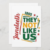 Invitation 1865, 1865, Histoire noire (Devant / Derrière)