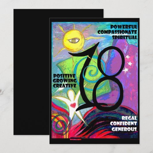 Invitation 18e (Devant / Derrière)