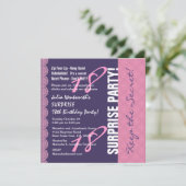 Invitation 18e ADO SURPRISE Anniversaire pour elle avec Lace (Debout devant)