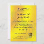 Invitation 18e anniversaire de naissance (Dos)