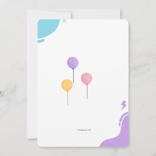 Invitation 18e fête d'anniversaire (Dos)