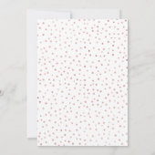 Invitation 18e fête d'anniversaire - Rose blanche or (Dos)