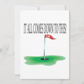 Invitation 18ème Trou (Devant)