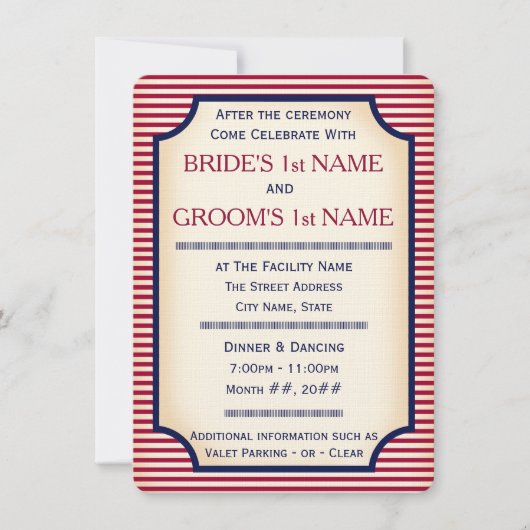 Invitation 1904 Bully Pulpit (Collection de Mariages) (Devant)