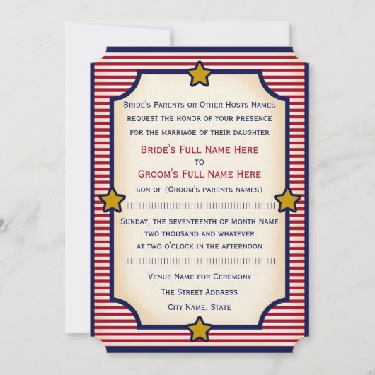 Invitation 1904 Bully Pulpit (Collection de Mariages) (Devant)