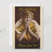 Invitation 1922 Fille moderne (Devant)