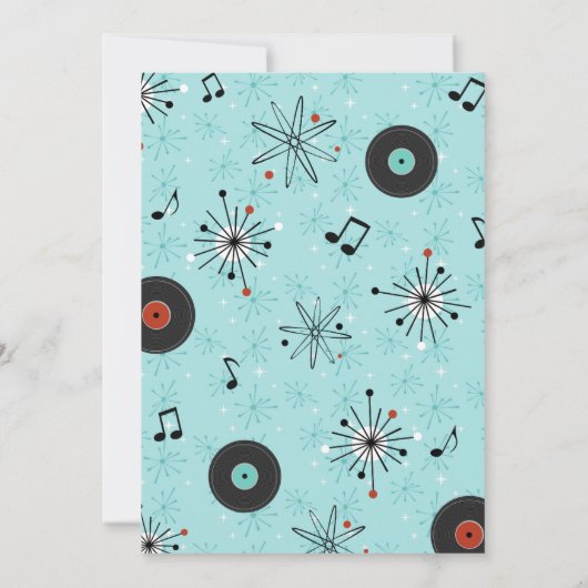 Invitation 1950's Sock Hop Party (Dos)