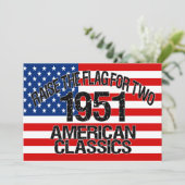 Invitation 1951 de double (Debout devant)