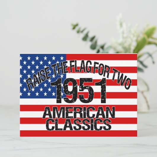 Invitation 1951 de double (Debout devant)