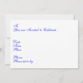 Invitation 1951 de double (Dos)