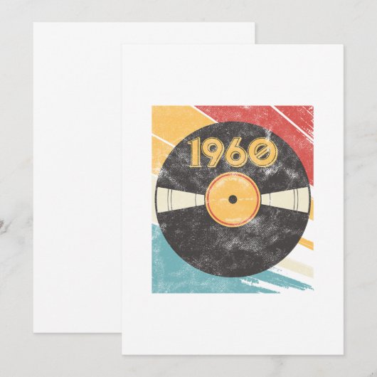 INVITATION 1960 (Devant / Derrière)