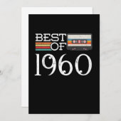 Invitation 1960 Vintage 60 (Devant / Derrière)