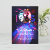 Invitation 1965 Disco Ball 60e anniversaire de fête Invitatio (Debout devant)