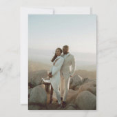 Invitation 1970 Retro Super Pastel Wavy Arch Photo (Dos)