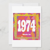 Invitation 1974 - Fabriqué en 1974 (Devant)