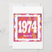 Invitation 1974 - Fait En 1974 (Devant)