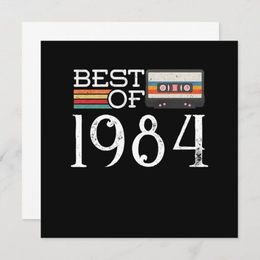 INVITATION 1984 (Devant / Derrière)