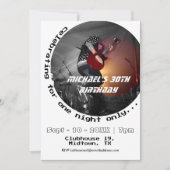 Invitation 1990s Musique 30e fête d'anniversaire (Devant)
