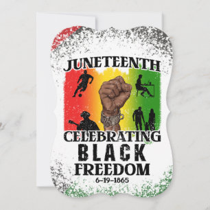 Invitation 19 juin 1865 reines noires melanin rois