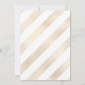 Invitation 19e anniversaire - Ballons d'or Stripes (Dos)