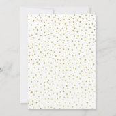 Invitation 19e fête d'anniversaire - Blanc Gold violet (Dos)