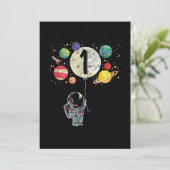 Invitation 1 Anniversaire Garçon Astronaut 1er Anniversaire (Debout devant)