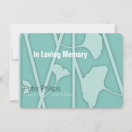 Invitation 1 choisissez votre cérémonie commémorative de (Devant)